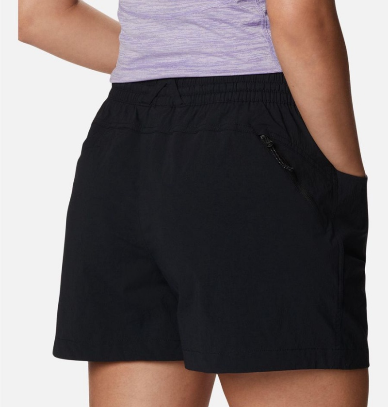 Columbia Titan Pass Lightweight Women's Shorts Black | TFWJBI-369