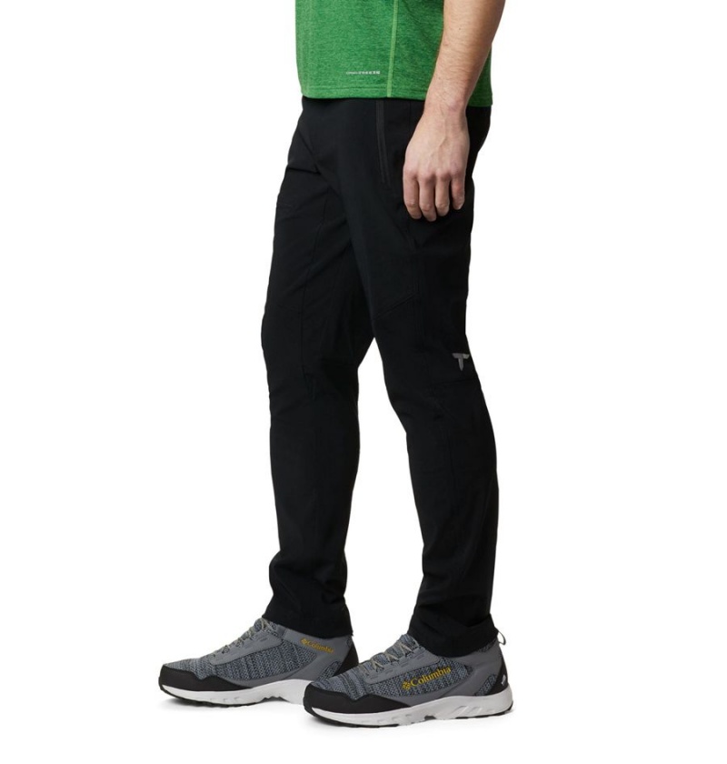Columbia Titan Pass Men's Pants Black | TLQAZJ-389