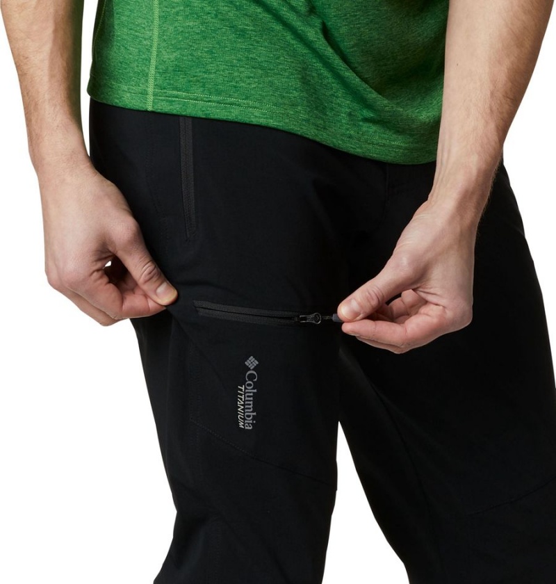 Columbia Titan Pass Men's Pants Black | TLQAZJ-389
