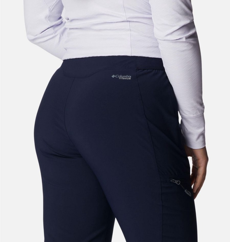 Columbia Titan Pass Women's Pants Navy | KGOZBV-438