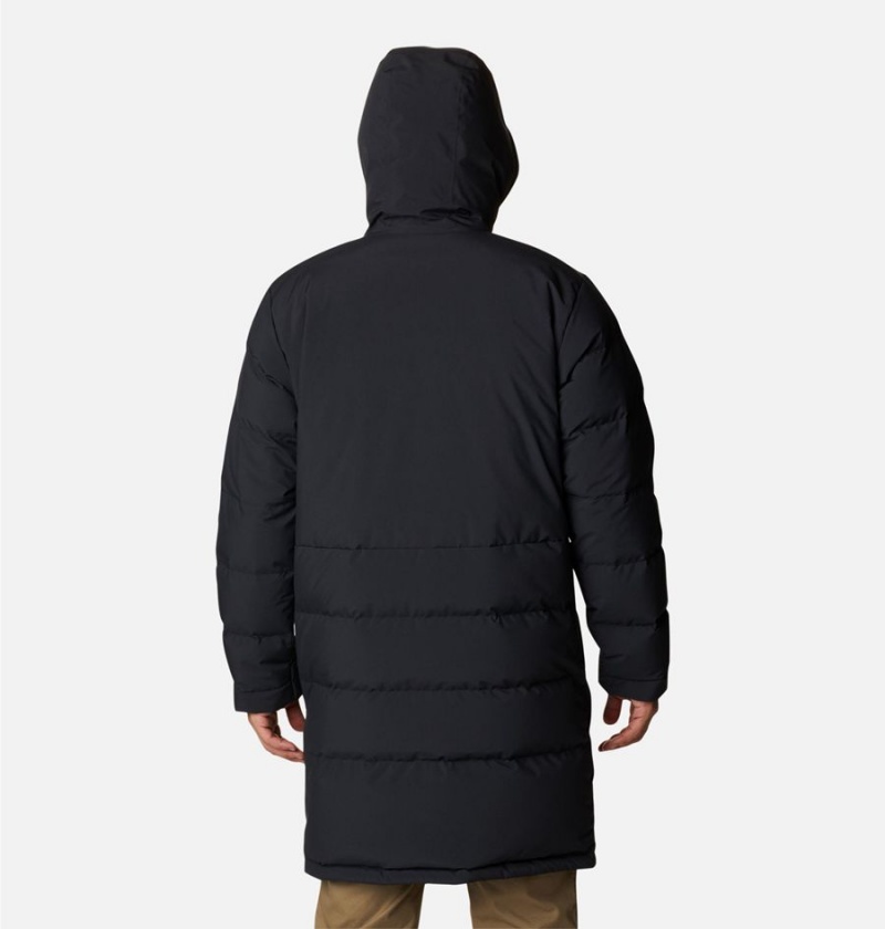 Columbia Toyama Pass Down Men's Coats Black | ZQSAWI-921