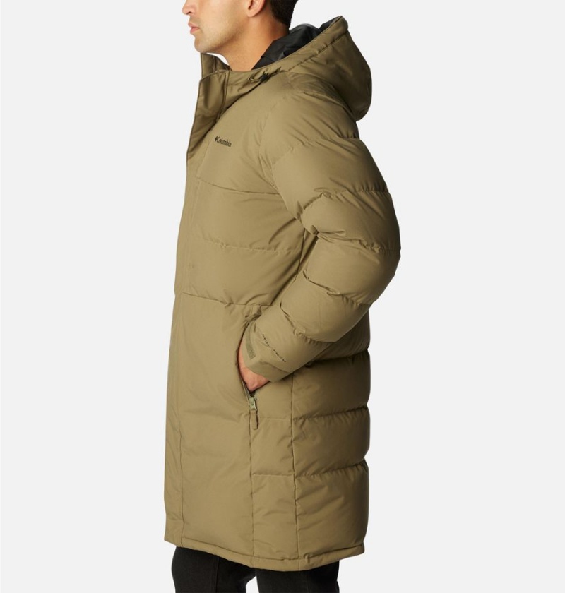 Columbia Toyama Pass Down Men's Coats Green | OHXMSY-246