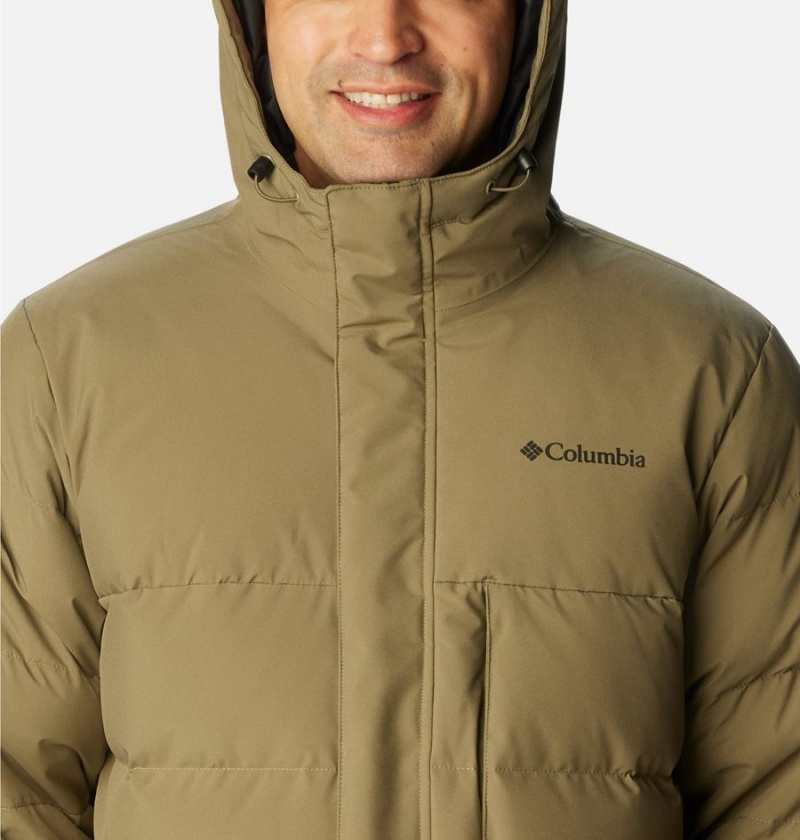 Columbia Toyama Pass Down Men's Coats Green | OHXMSY-246