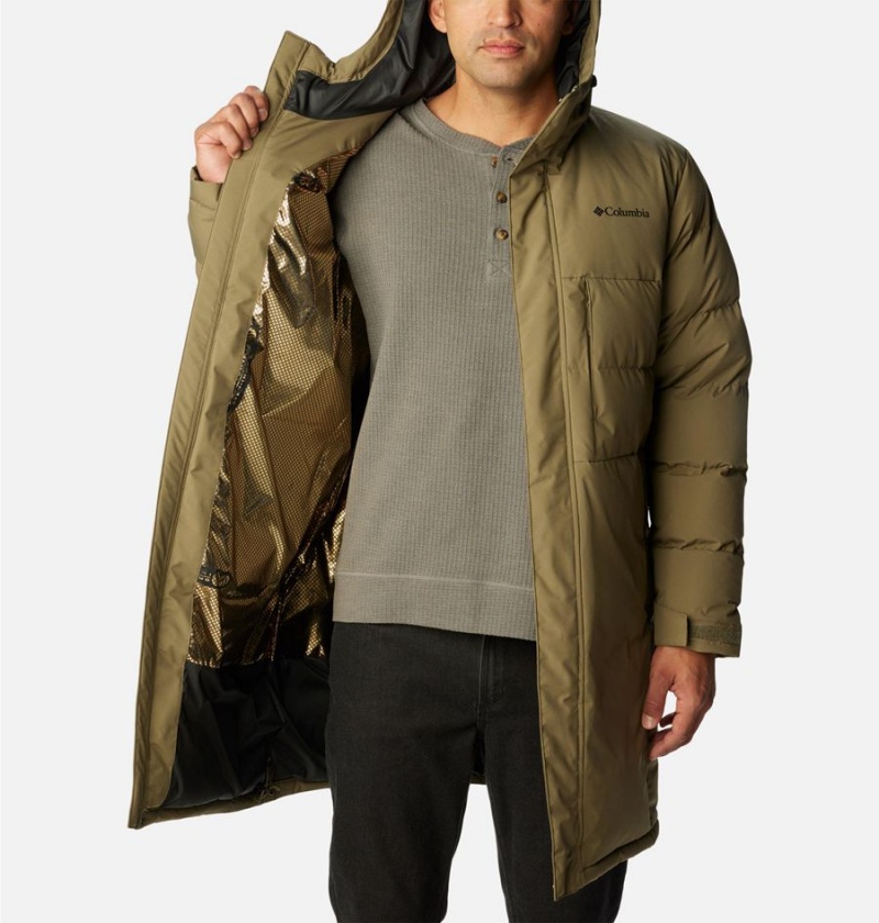 Columbia Toyama Pass Down Men's Coats Green | OHXMSY-246