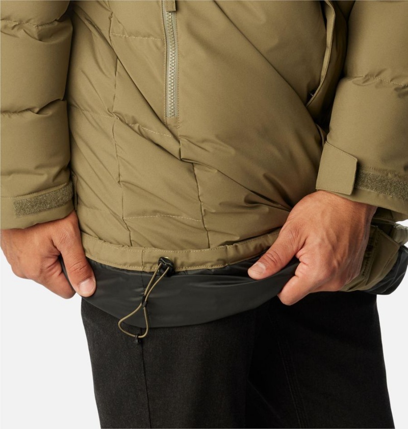 Columbia Toyama Pass Down Men's Coats Green | OHXMSY-246