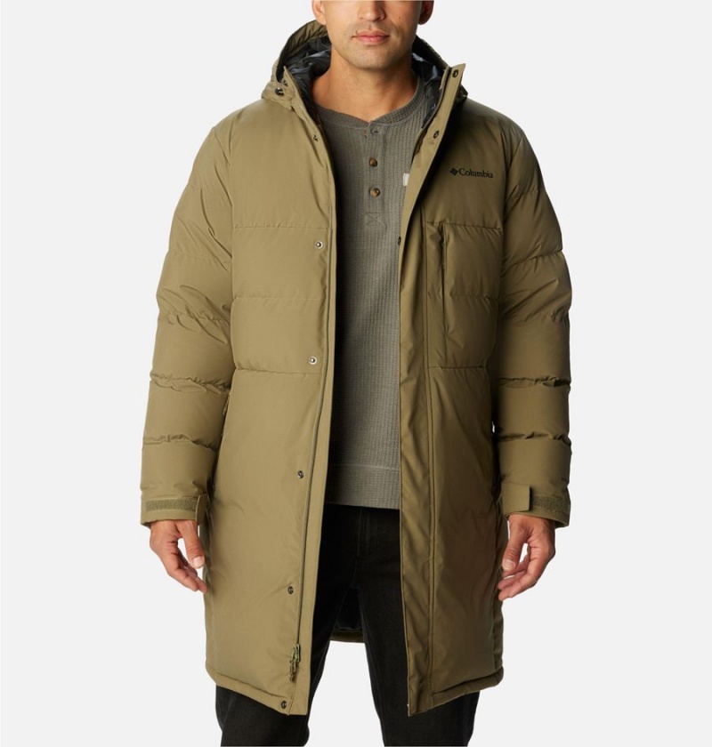 Columbia Toyama Pass Down Men's Coats Green | OHXMSY-246