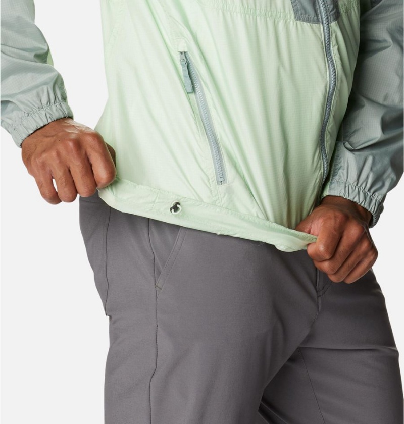 Columbia Trail Traveler Men's Windbreaker Green | DHVZCM-217
