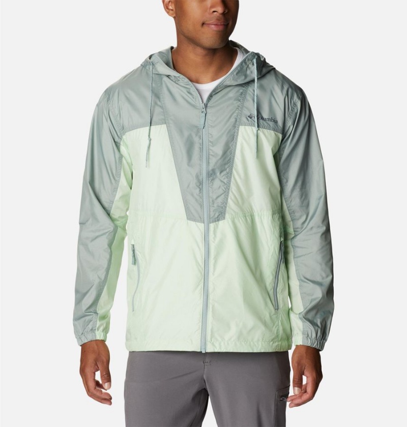 Columbia Trail Traveler Men\'s Windbreaker Green | DHVZCM-217