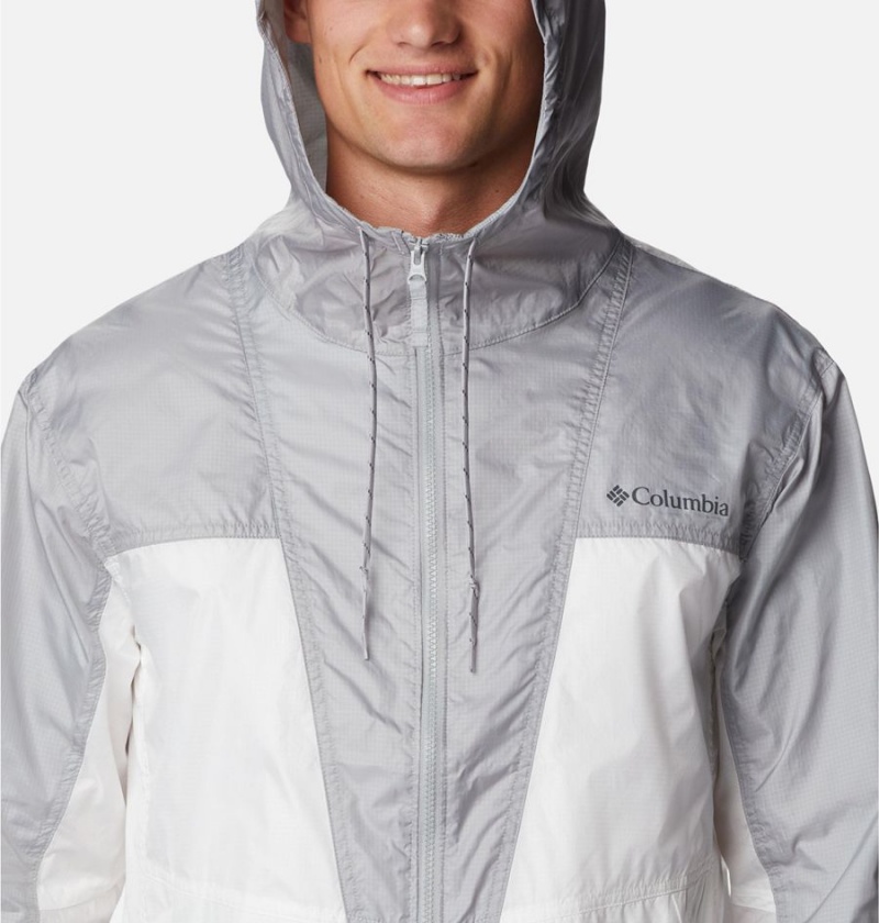 Columbia Trail Traveler Men's Windbreaker White | CQKHBV-012
