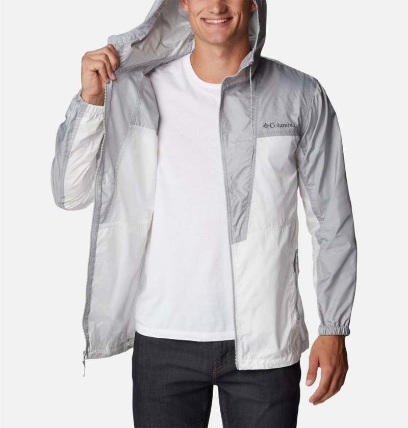 Columbia Trail Traveler Men's Windbreaker White | CQKHBV-012