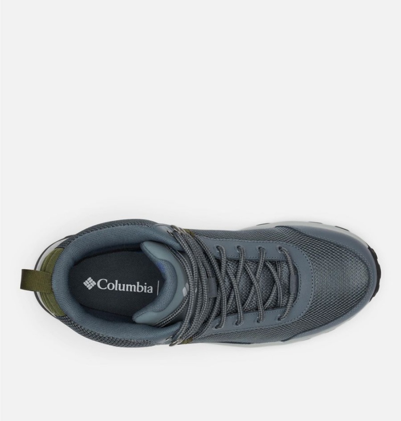 Columbia Trailstorm Ascend Mid Waterproof Men's Hiking Shoes Grey | JPSCNV-312