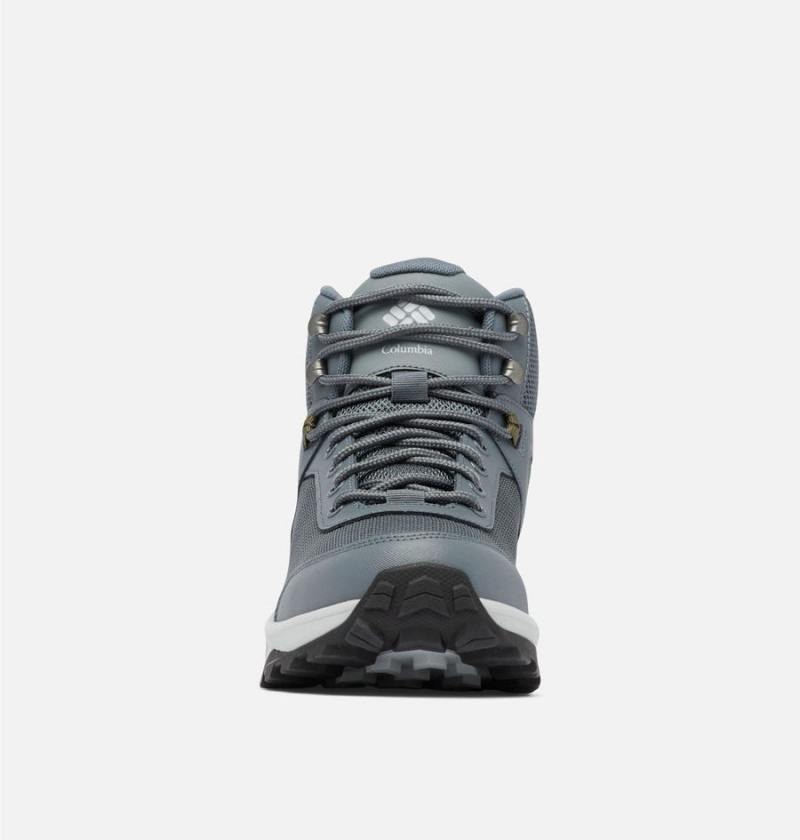 Columbia Trailstorm Ascend Mid Waterproof Men's Hiking Shoes Grey | JPSCNV-312