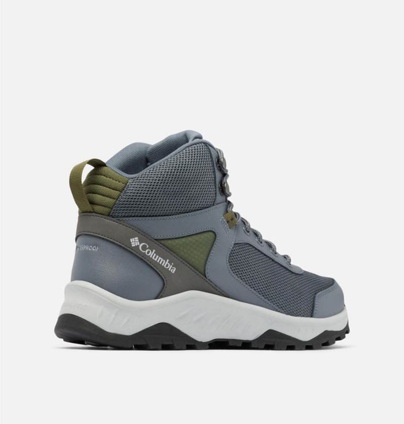 Columbia Trailstorm Ascend Mid Waterproof Men's Hiking Shoes Grey | JPSCNV-312