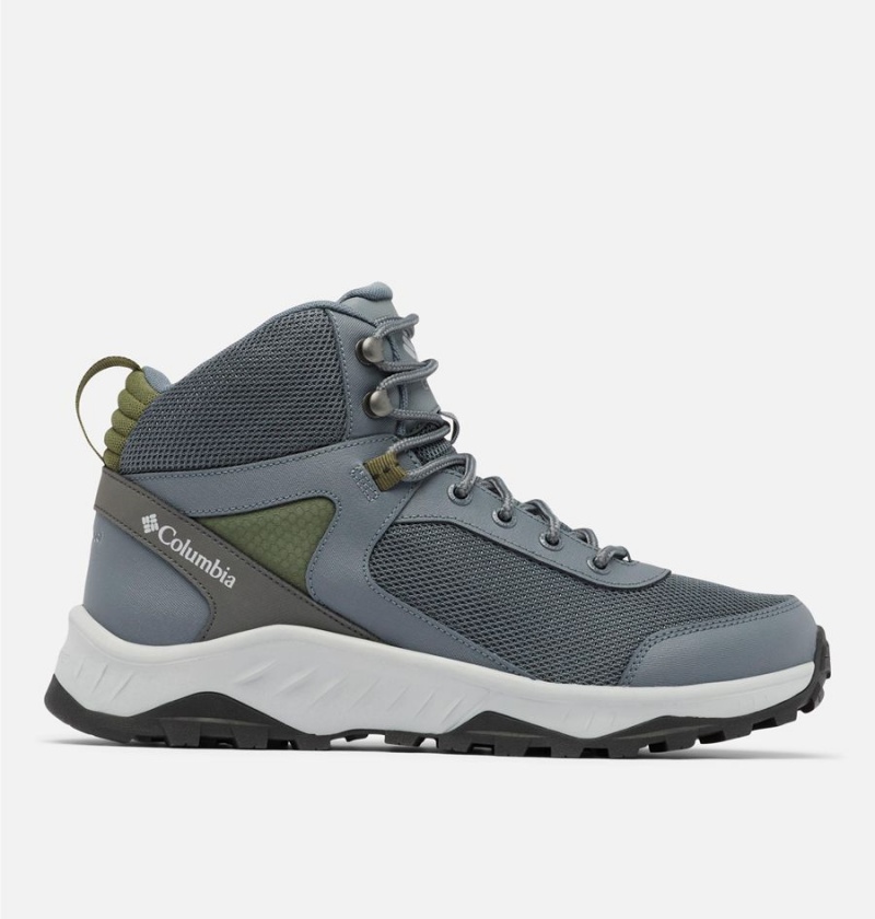 Columbia Trailstorm Ascend Mid Waterproof Men\'s Hiking Shoes Grey | JPSCNV-312