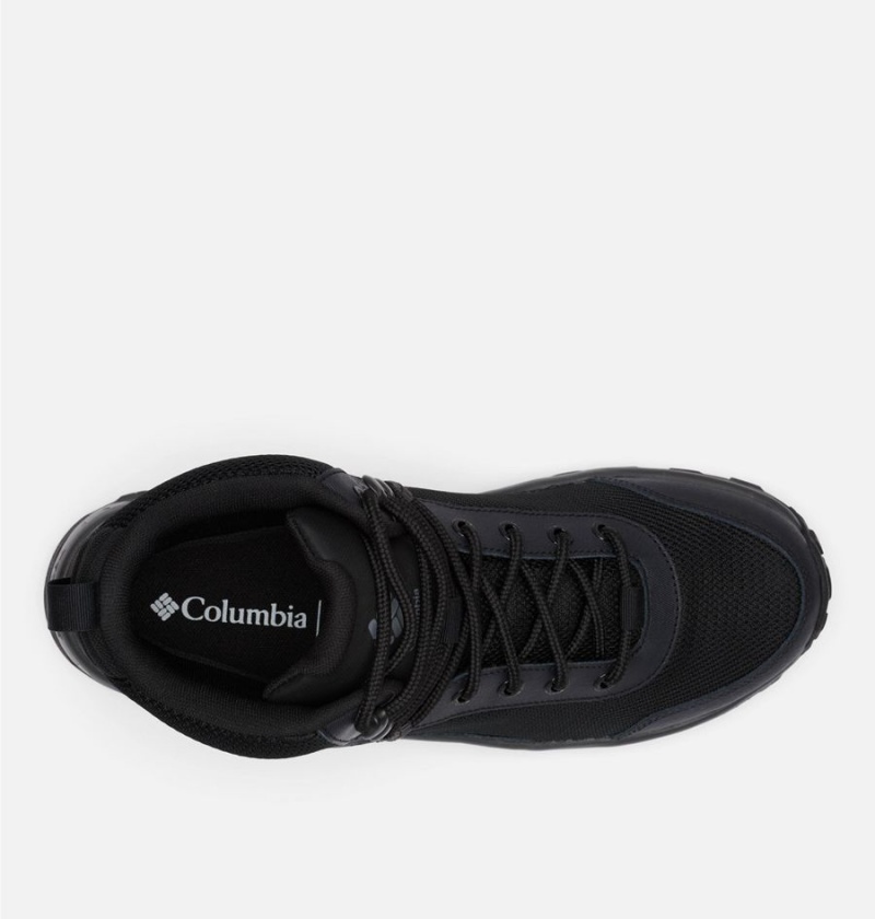 Columbia Trailstorm Ascend Mid Waterproof Men's Hiking Shoes Black | OKRNWF-359