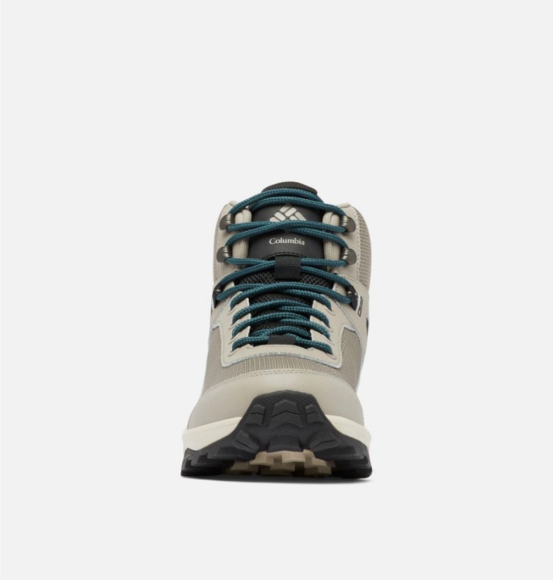 Columbia Trailstorm Ascend Mid Waterproof Men's Hiking Shoes Beige | SLMPHY-294