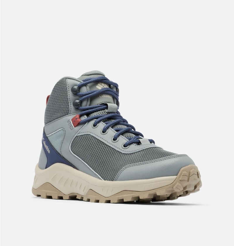 Columbia Trailstorm Ascend Mid Waterproof Women's Hiking Shoes Grey | KGLFYT-563