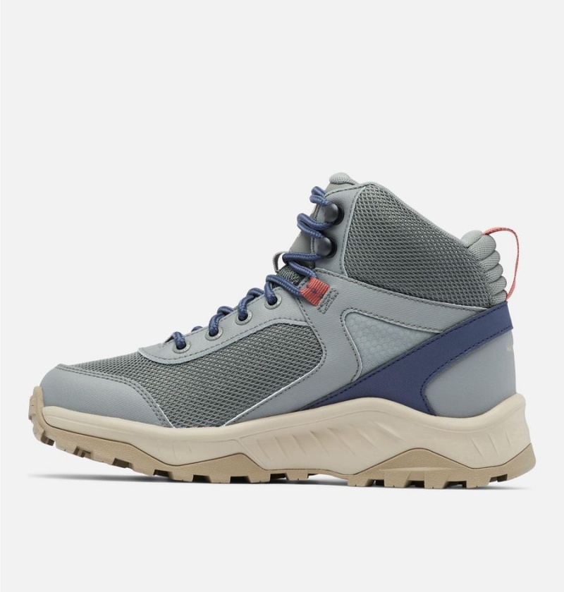Columbia Trailstorm Ascend Mid Waterproof Women's Hiking Shoes Grey | KGLFYT-563