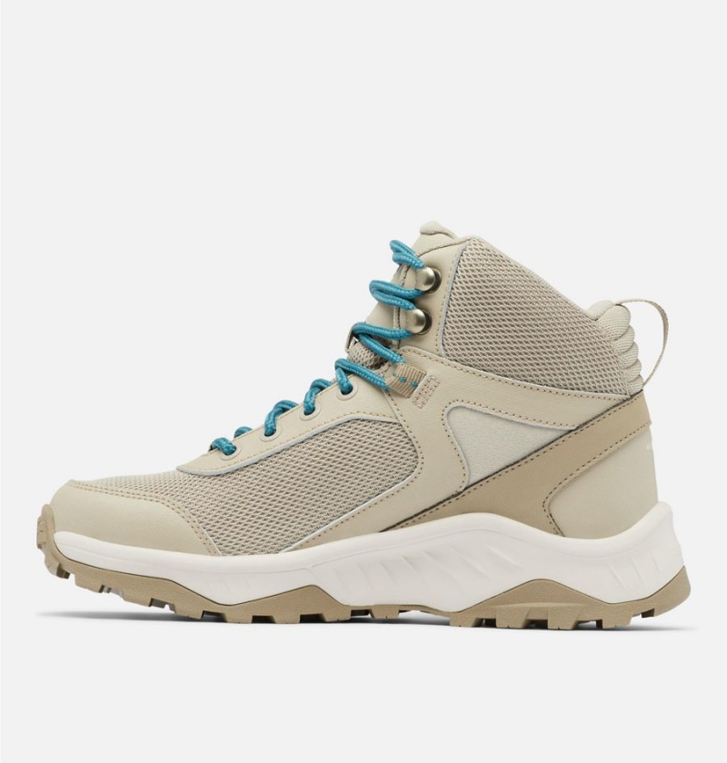Columbia Trailstorm Ascend Mid Waterproof Women's Hiking Shoes Beige | OLRBYX-842