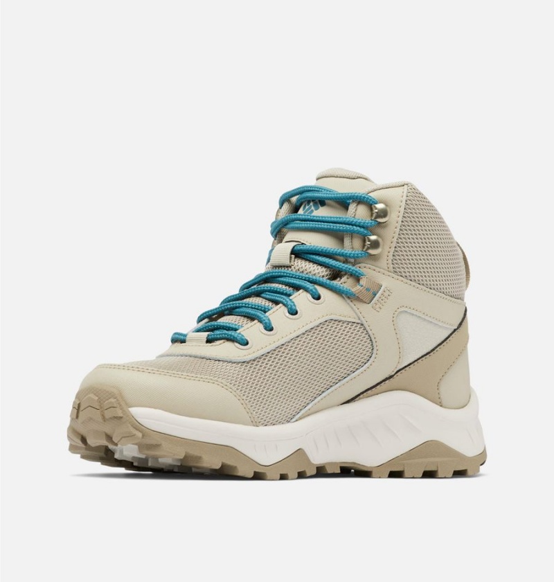 Columbia Trailstorm Ascend Mid Waterproof Women's Hiking Shoes Beige | OLRBYX-842
