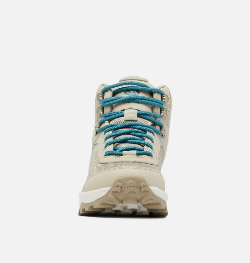 Columbia Trailstorm Ascend Mid Waterproof Women's Hiking Shoes Beige | OLRBYX-842