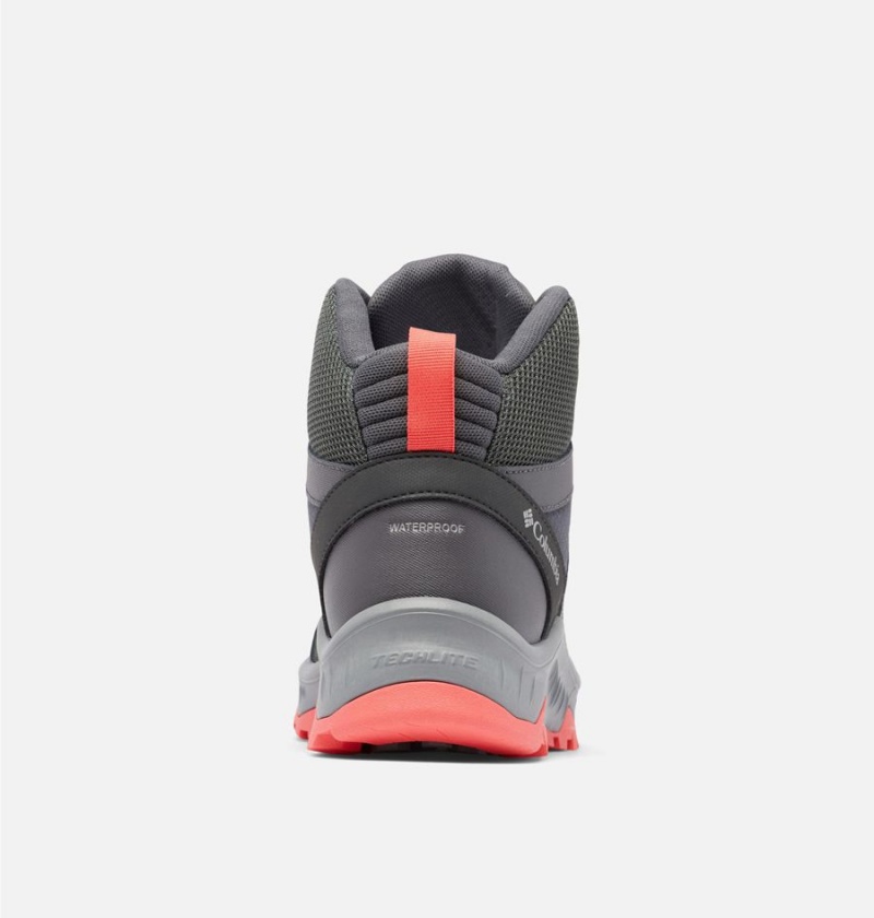 Columbia Trailstorm Ascend Mid Waterproof Women's Hiking Shoes Grey | MEGPTQ-135