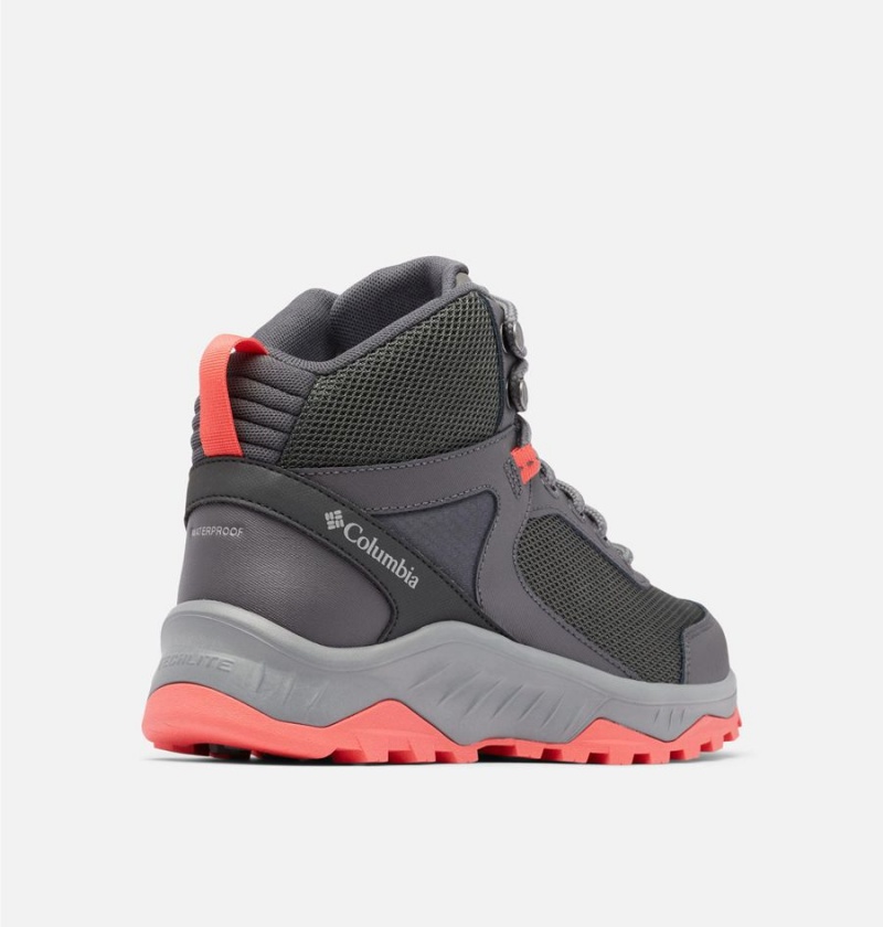 Columbia Trailstorm Ascend Mid Waterproof Women's Hiking Shoes Grey | MEGPTQ-135