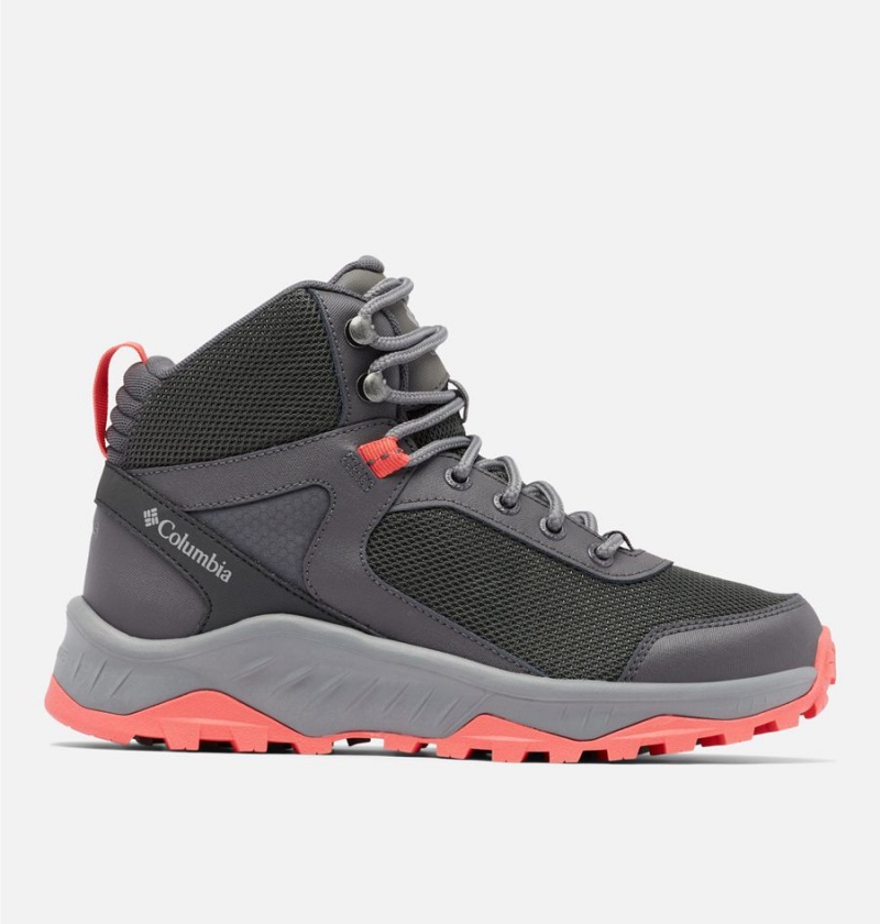 Columbia Trailstorm Ascend Mid Waterproof Women\'s Hiking Shoes Grey | MEGPTQ-135