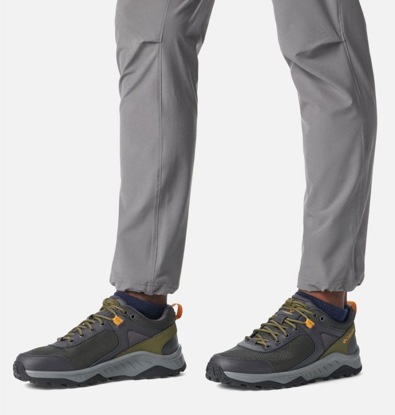 Columbia Trailstorm Ascend Waterproof Men's Hiking Shoes Grey | WVQEBU-205