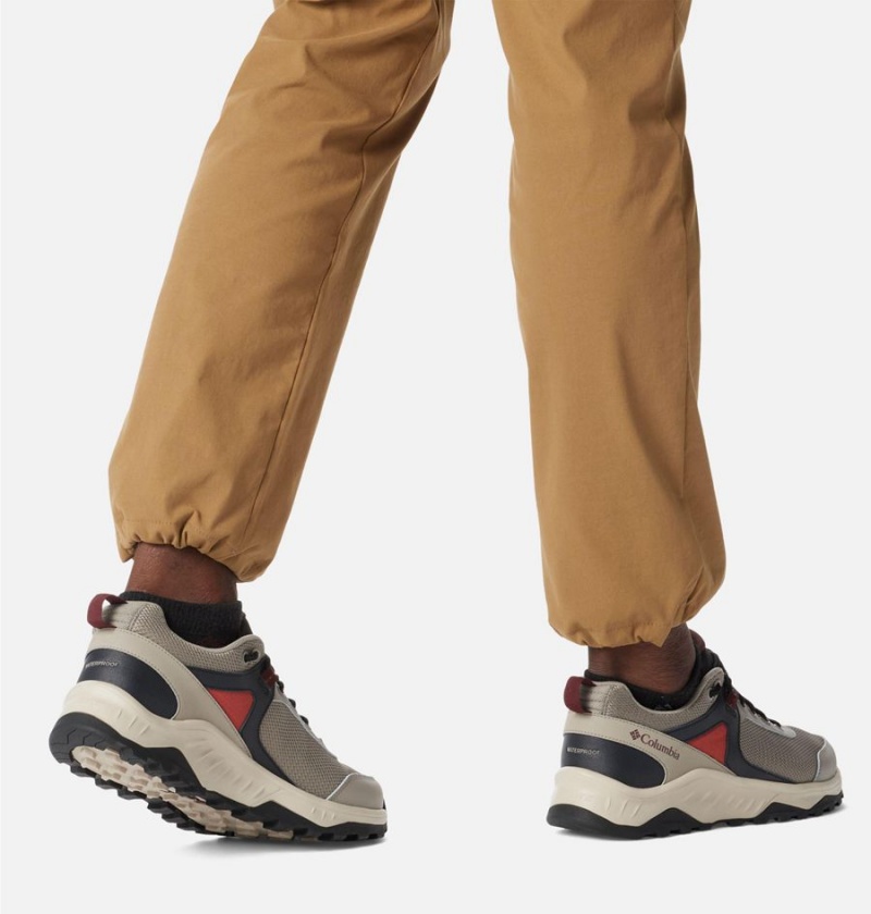 Columbia Trailstorm Ascend Waterproof Men's Hiking Shoes Beige | IEWYAS-012