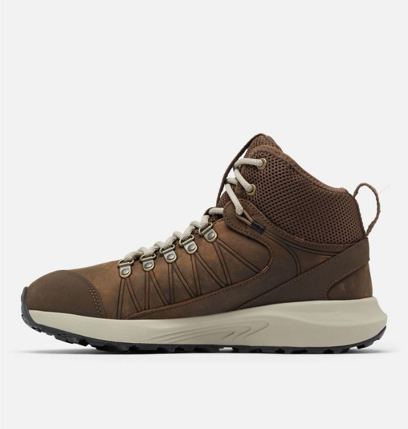 Columbia Trailstorm Crest Mid Waterproof Women's Hiking Shoes Brown | GFXYEZ-475