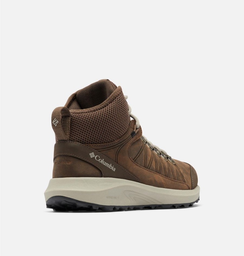Columbia Trailstorm Crest Mid Waterproof Women's Hiking Shoes Brown | GFXYEZ-475
