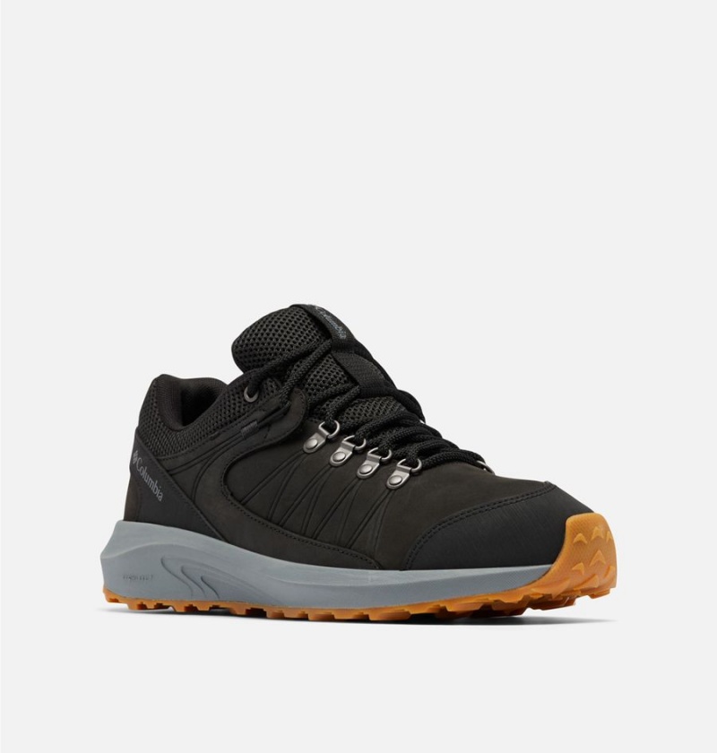 Columbia Trailstorm Crest Waterproof Men's Hiking Shoes Black | COTIBW-205