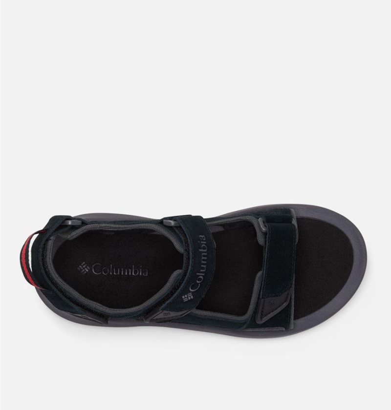 Columbia Trailstorm Hiker 3-Strap Men's Sandals Black | ZSFTVC-789