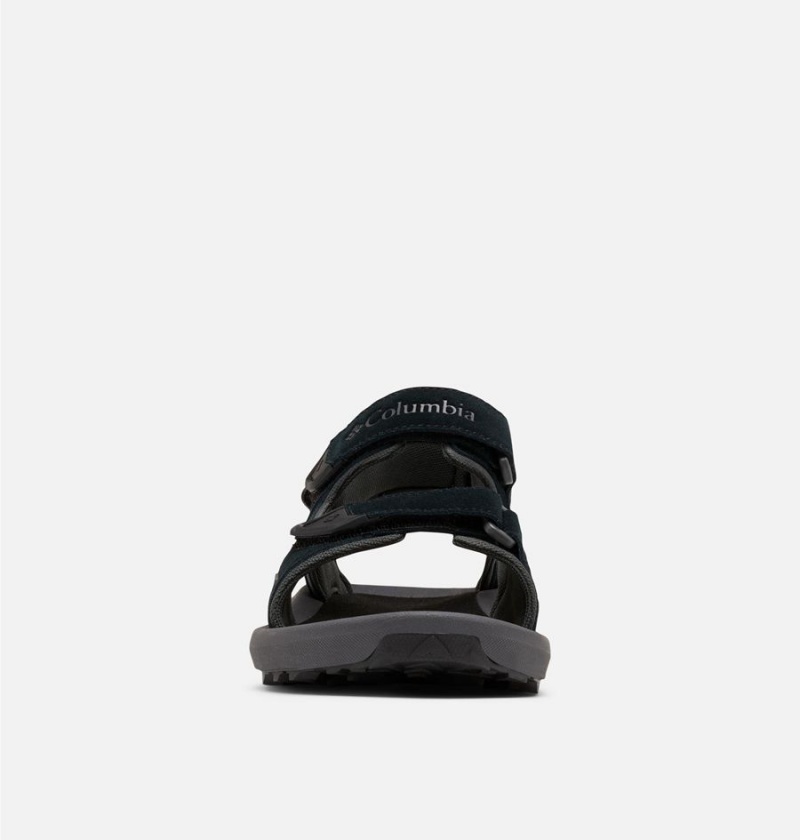 Columbia Trailstorm Hiker 3-Strap Men's Sandals Black | ZSFTVC-789