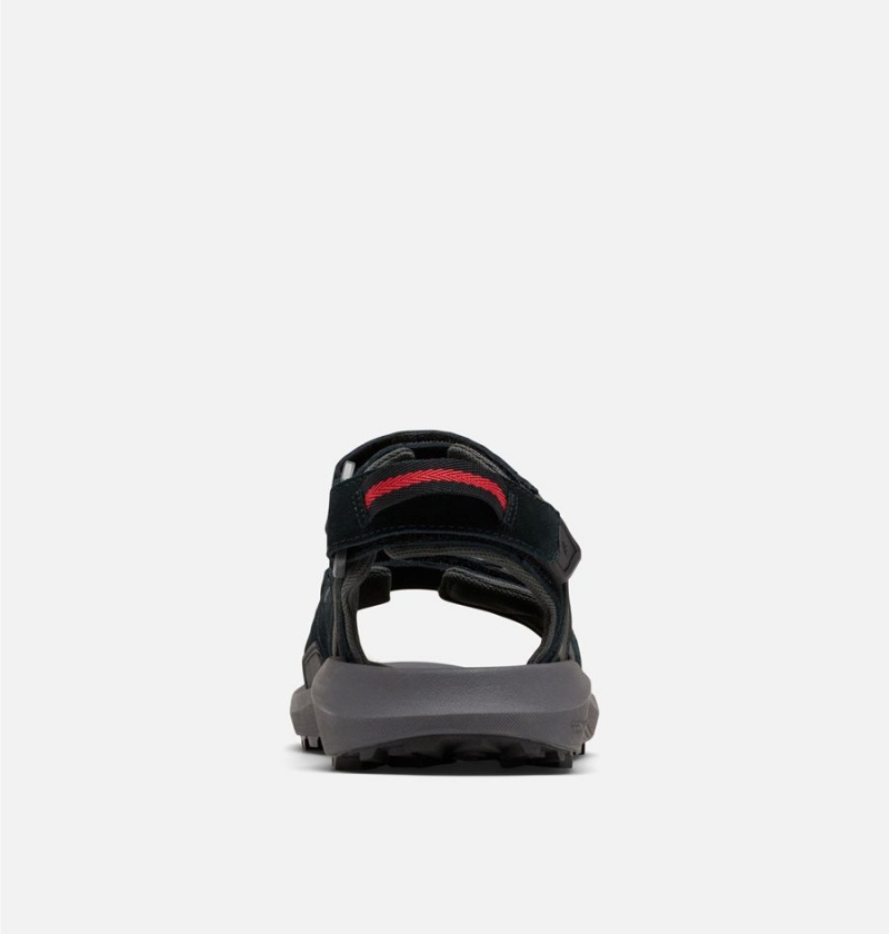 Columbia Trailstorm Hiker 3-Strap Men's Sandals Black | ZSFTVC-789