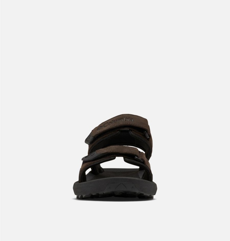 Columbia Trailstorm Hiker Two Strap Men's Sandals Black | LPRFHZ-639
