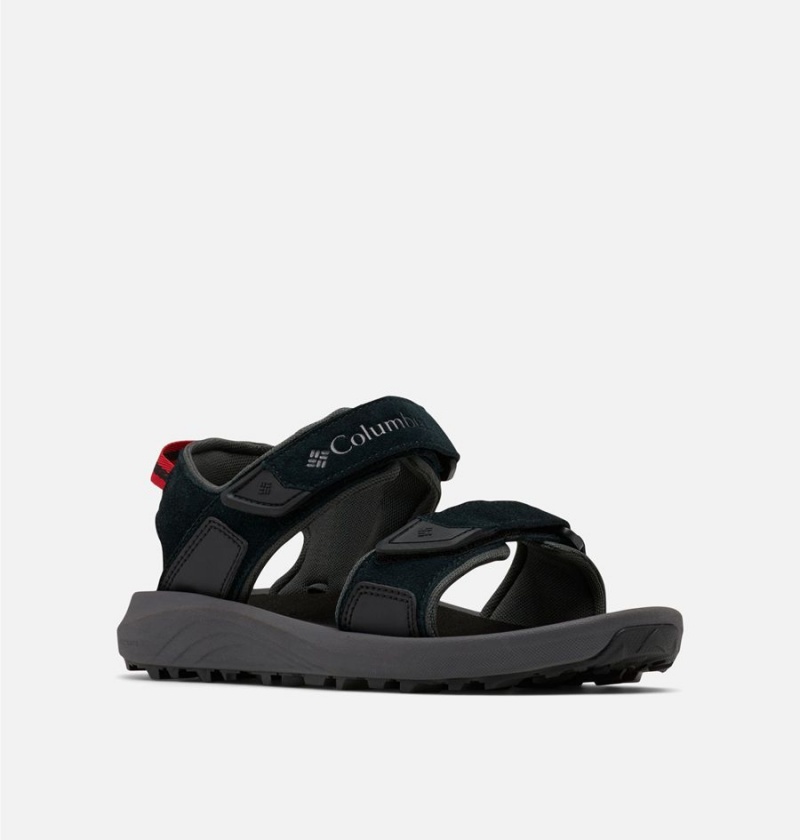 Columbia Trailstorm Hiker Two Strap Men's Sandals Black | SZBLXA-714