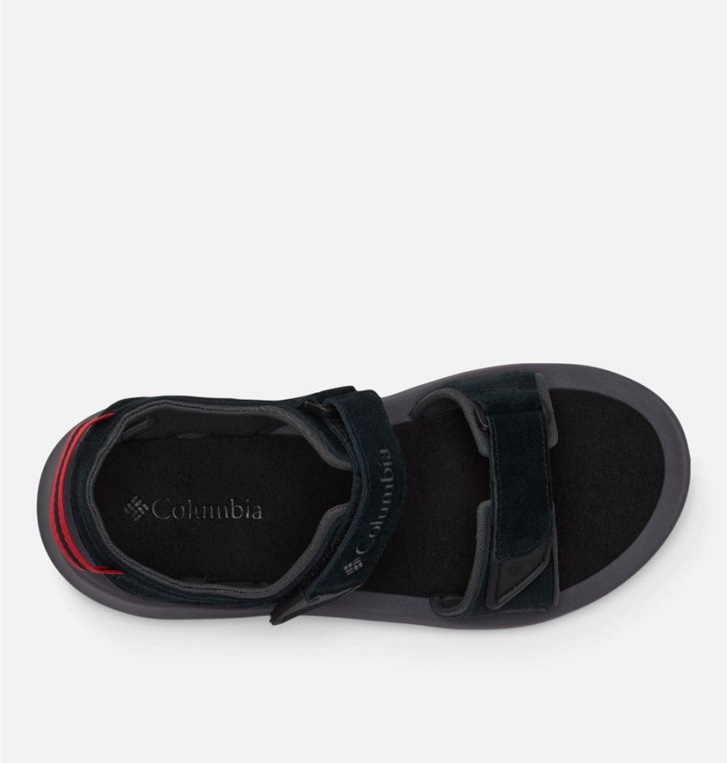 Columbia Trailstorm Hiker Two Strap Men's Sandals Black | SZBLXA-714