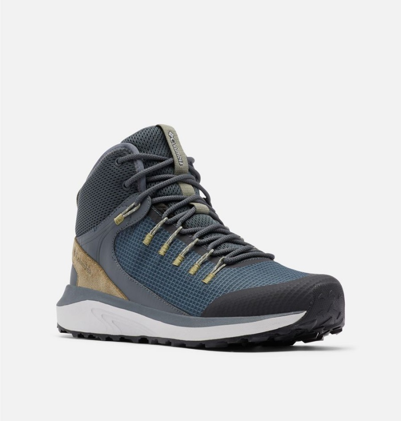 Columbia Trailstorm Mid Waterproof Men's Hiking Shoes Grey | XMBAGJ-169