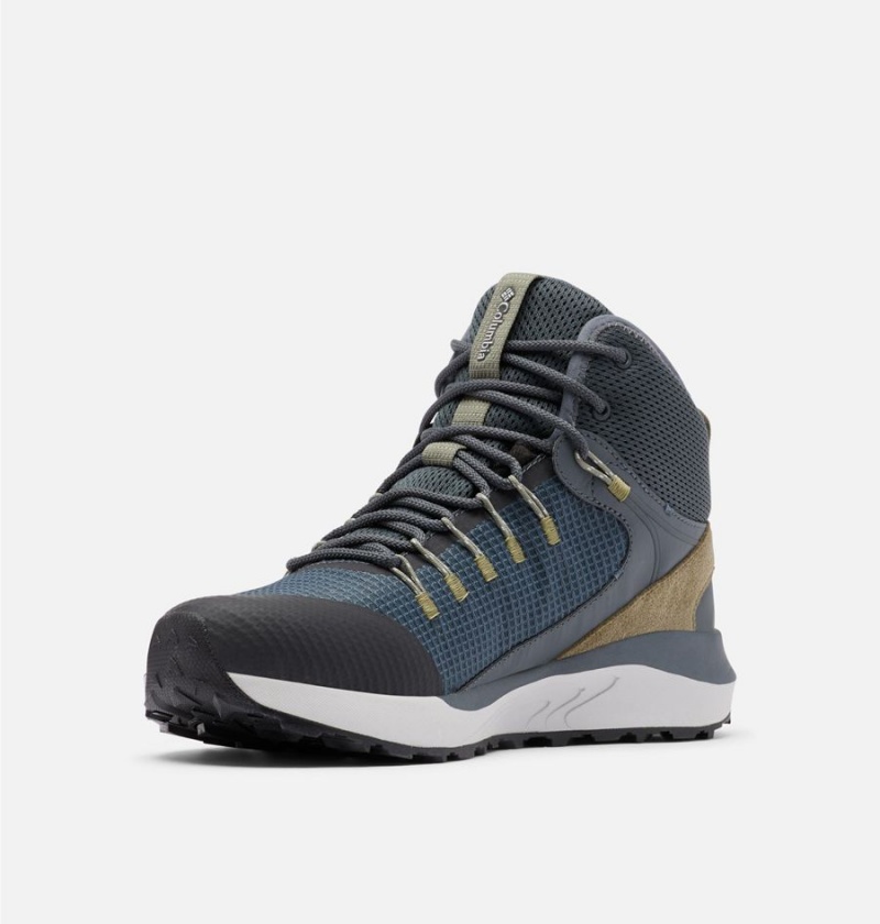 Columbia Trailstorm Mid Waterproof Men's Hiking Shoes Grey | XMBAGJ-169