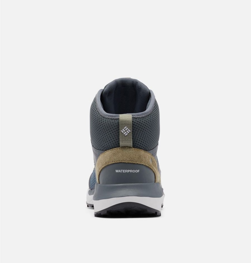 Columbia Trailstorm Mid Waterproof Men's Hiking Shoes Grey | XMBAGJ-169