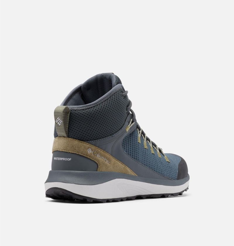 Columbia Trailstorm Mid Waterproof Men's Hiking Shoes Grey | XMBAGJ-169