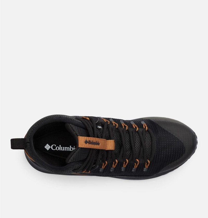 Columbia Trailstorm Mid Waterproof Men's Hiking Shoes Black | OGMQYR-065
