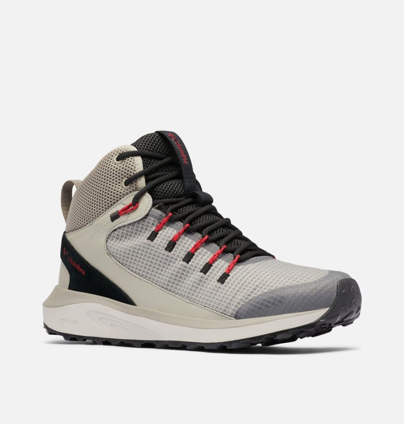 Columbia Trailstorm Mid Waterproof Men's Hiking Shoes Grey | HSFCTJ-340