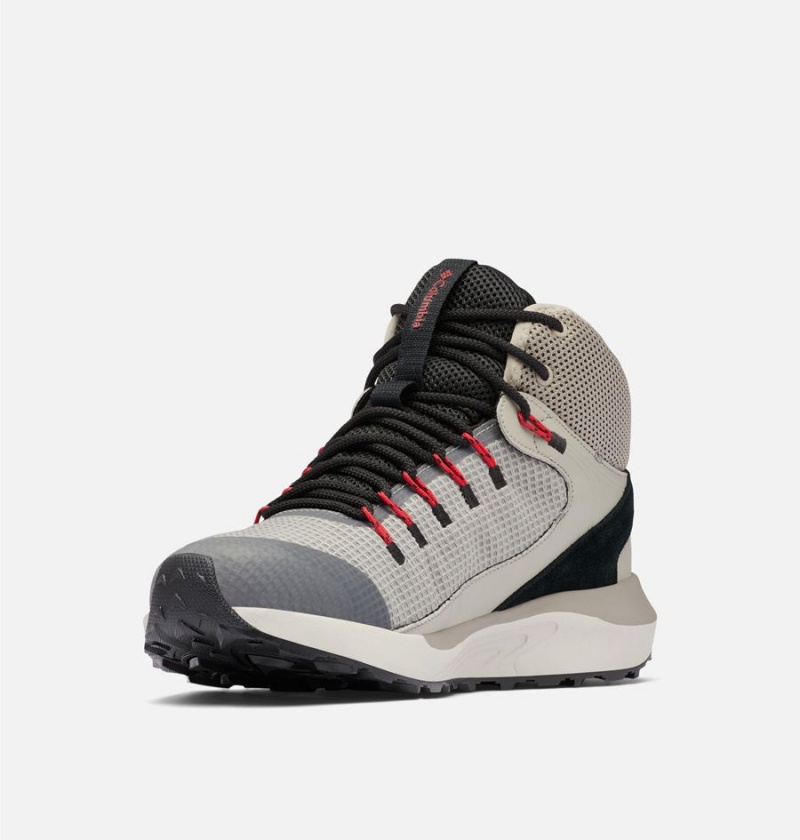 Columbia Trailstorm Mid Waterproof Men's Hiking Shoes Grey | HSFCTJ-340