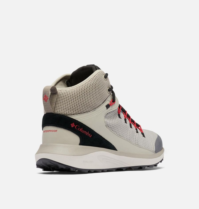 Columbia Trailstorm Mid Waterproof Men's Hiking Shoes Grey | HSFCTJ-340