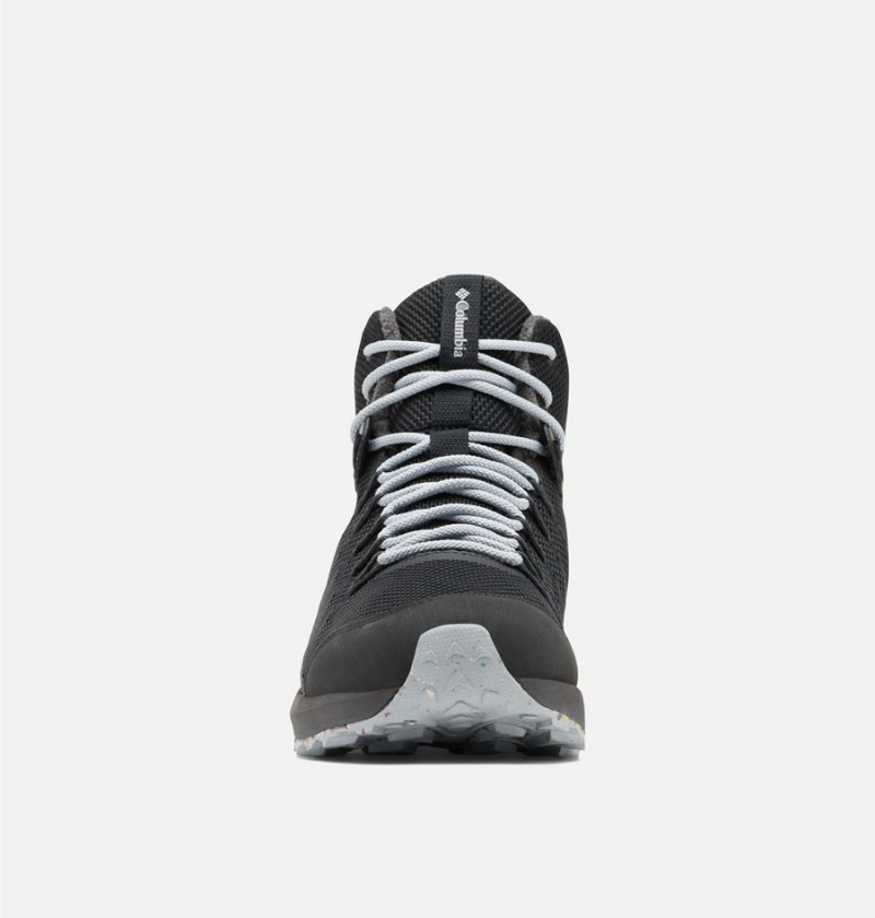 Columbia Trailstorm Mid Waterproof Omni Heat Men's Hiking Shoes Black | KIRECZ-316