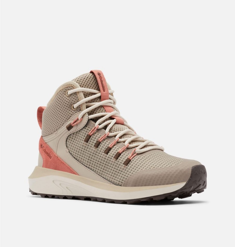 Columbia Trailstorm Mid Waterproof Women's Hiking Shoes Grey | KAIYUP-809