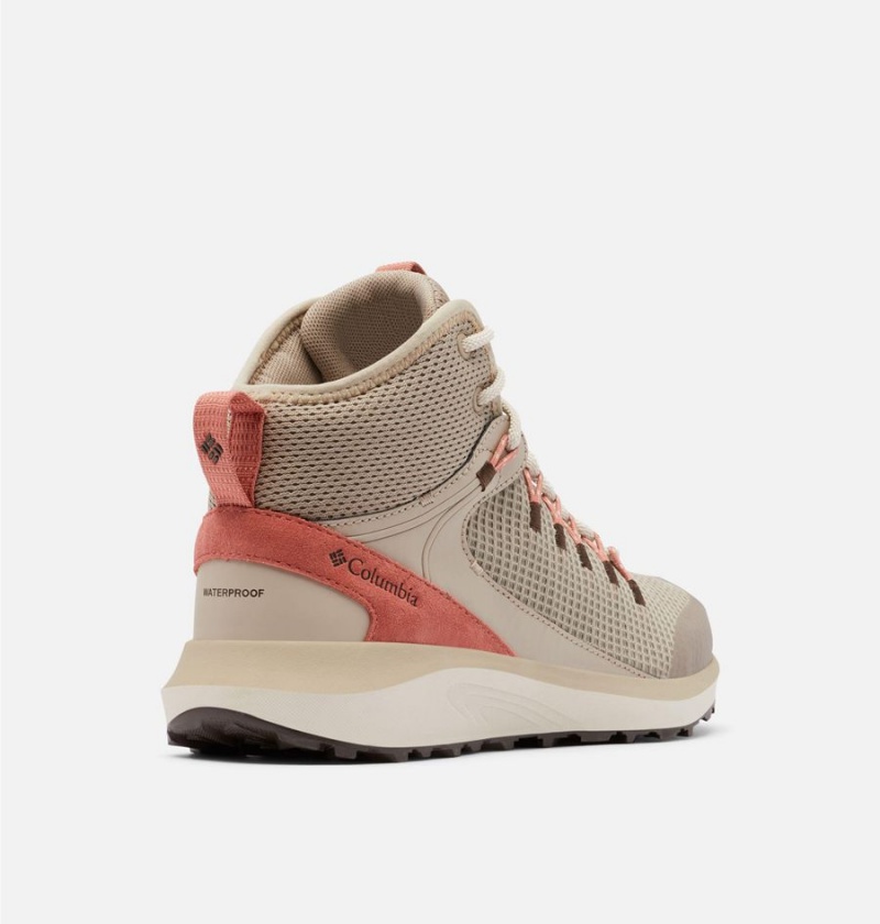 Columbia Trailstorm Mid Waterproof Women's Hiking Shoes Grey | KAIYUP-809